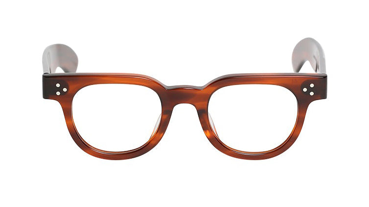 JULIUS TART OPTICAL FDR Eyeglass Frame Brown Crystal II